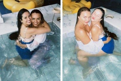 Juliette e Rafa Kalimann se divertem na piscina da nova casa da vencedora do 'BBB 21'