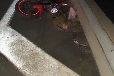 Motociclista fica ferido em acidente na via Dutra, em Porto Real