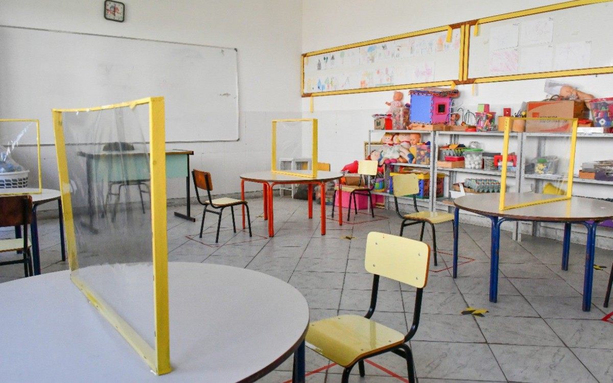 Inspe&ccedil;&atilde;o foi feita pela Comiss&atilde;o Municipal de Planejamento e Estudo do Retorno &agrave;s Aulas Presenciais