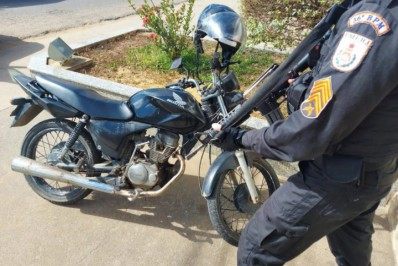 Miracema: Denúncia leva 36° BPM a recuperar moto furtada 