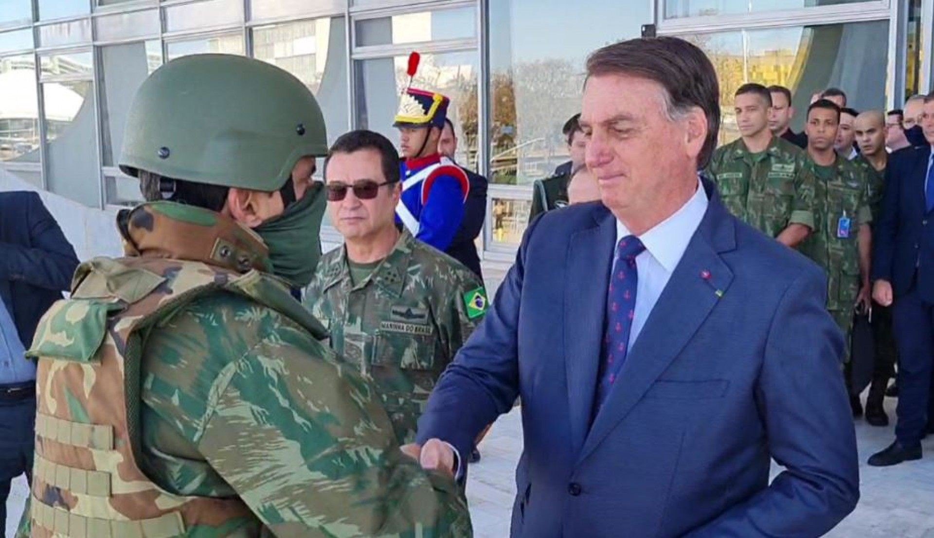 Bolsonaro recebeu o convite para o evento militar  - Reprodução