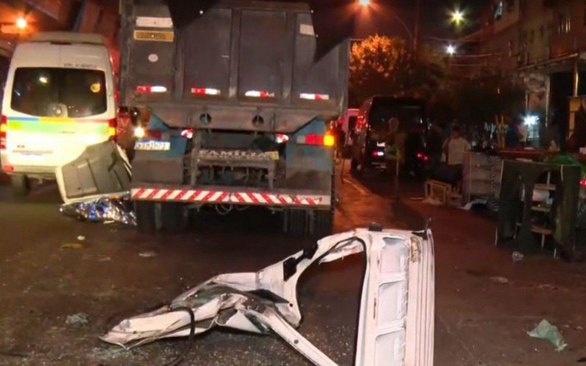 Acidente grave na Avenida Brasil