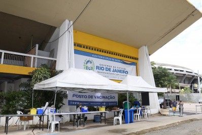 Posto Célio de Barros, no Maracanã, finaliza vacinação contra a covid-19