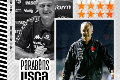 Após vitória, Lisca completa 49 anos nesta quarta-feira e destaca: 'Meu maior presente é treinar o Vasco'