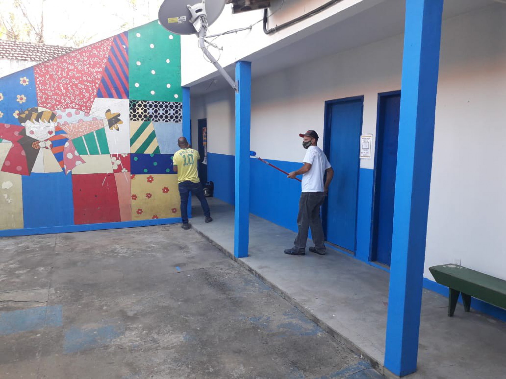 Itaperuna realiza pintura e benfeitorias em escolas