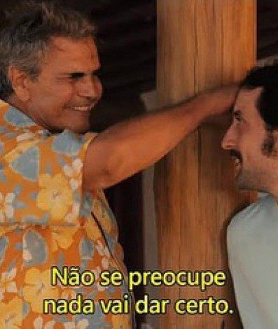 Gregorio Duvivier e Tarcísio Meira - Reprodução