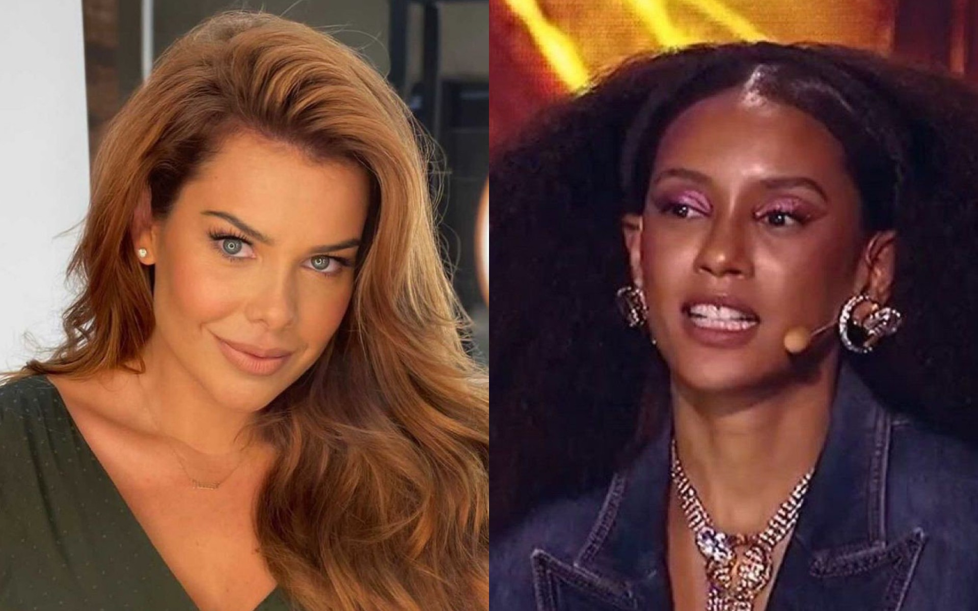 Fernanda Souza reage a gafe de Taís Araújo no 'The Masked Singer': 'Rimos muito'