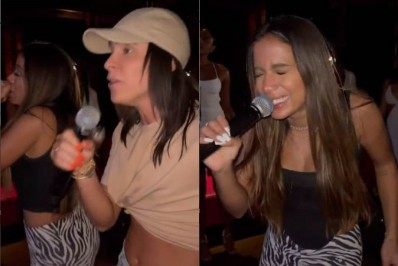 Vídeo de Anitta e Rafa Uccman cantando nos EUA viraliza. Confira!