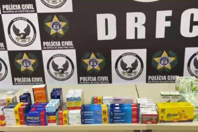 Polícia Civil recupera carga de medicamentos roubados em Nova Iguaçu, na Baixada Fluminense