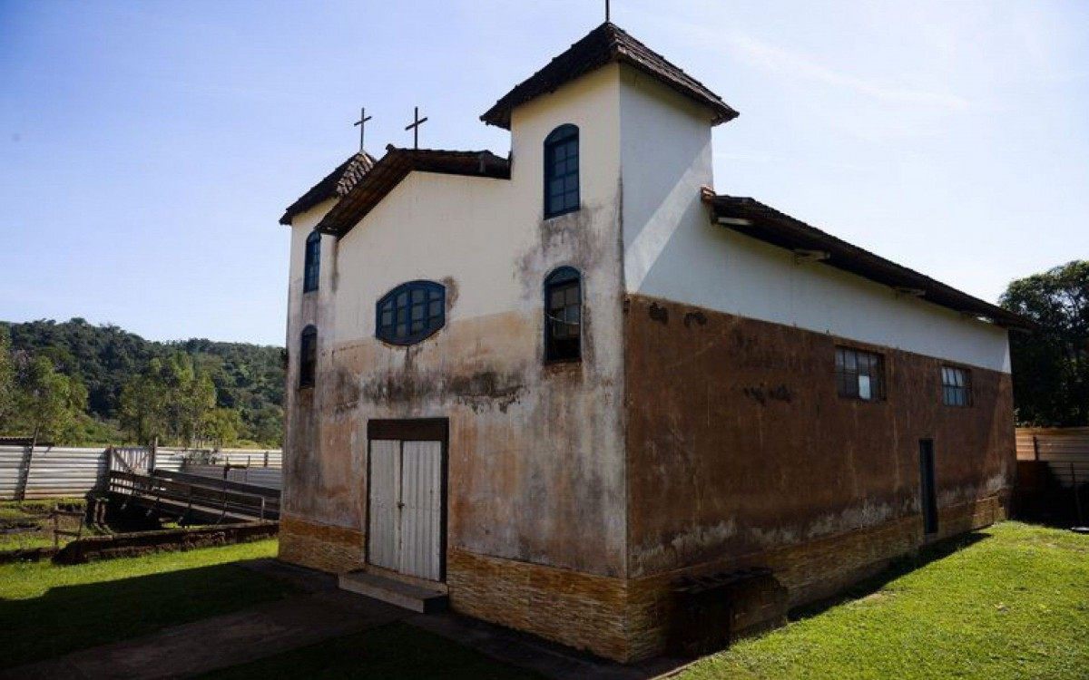 Comunidade de Paracatu, distrito de Mariana, atingida pelo rejeito ap&oacute;s o desastre do rompimento da barragem de Fund&atilde;o, em Mariana.