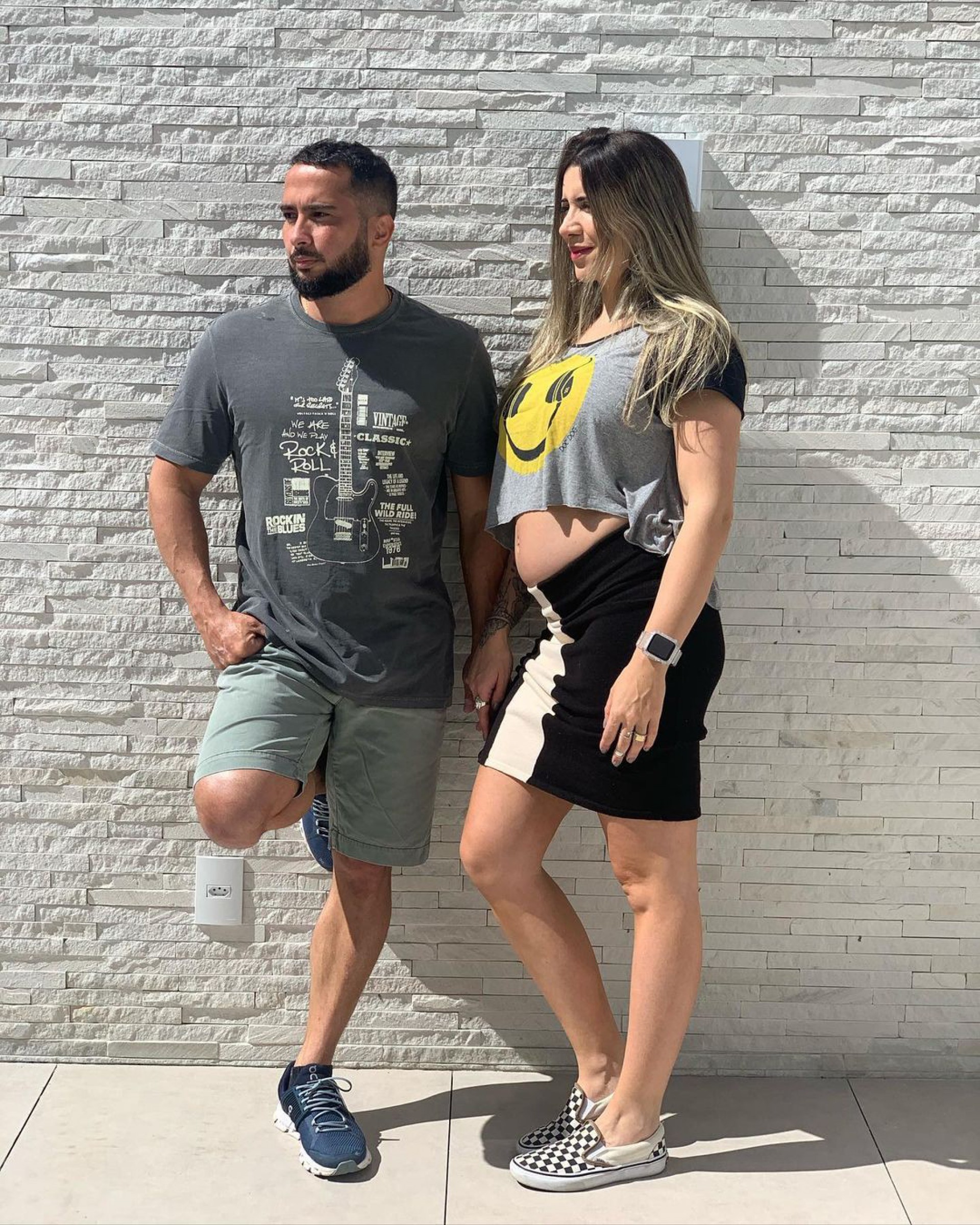 Em post no Instagram, Nahaty Mello parabenizou o companheiro, Ricardo Juca, pelo Dia dos Pais - Reprodu&ccedil;&atilde;o/Instagram