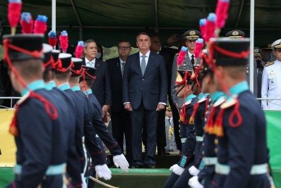 Bolsonaro participa de evento em Academia Militar no sul fluminense do Rio