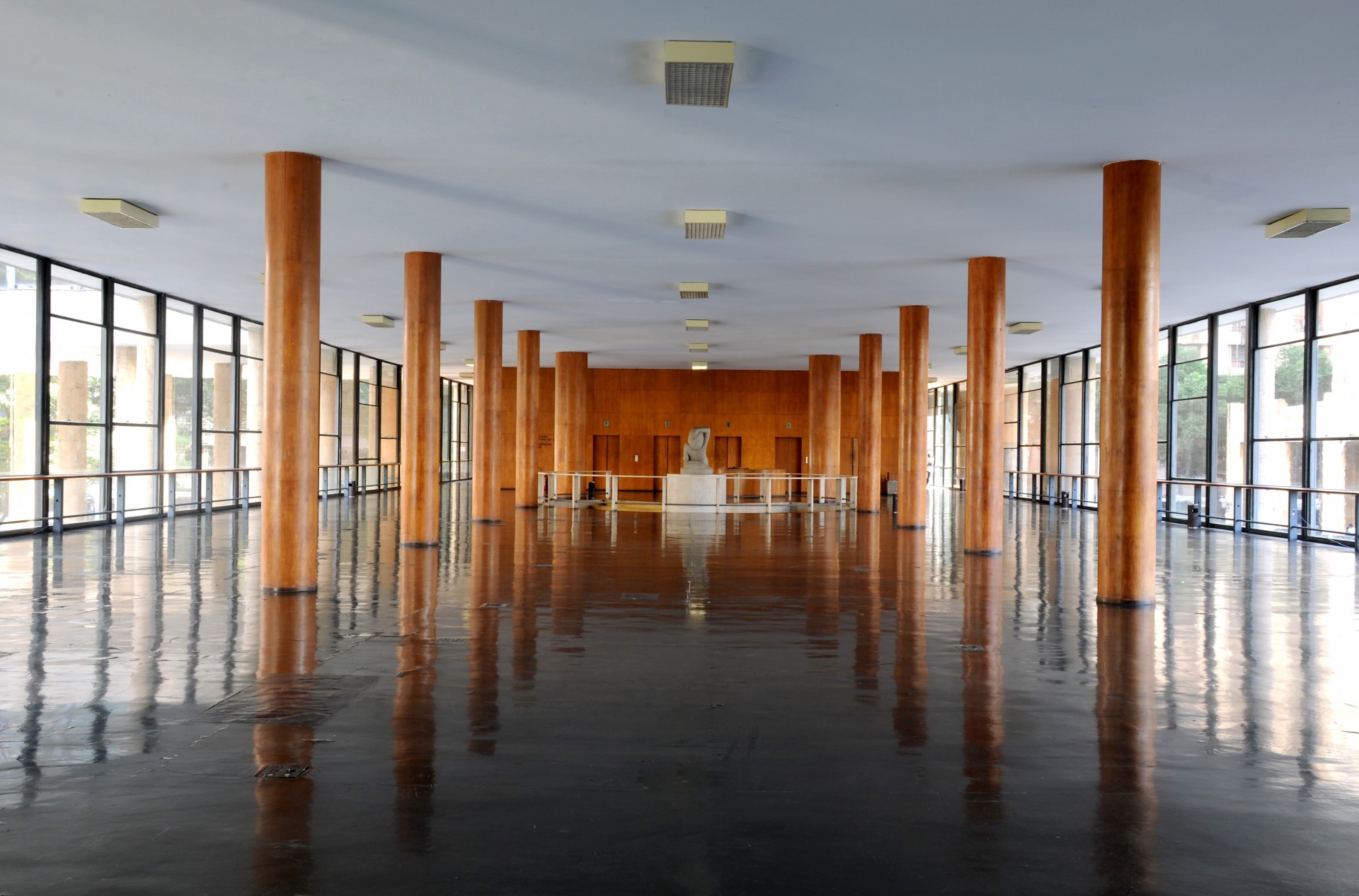 Interior do monumental Palácio Gustavo Capanema - Divulgação