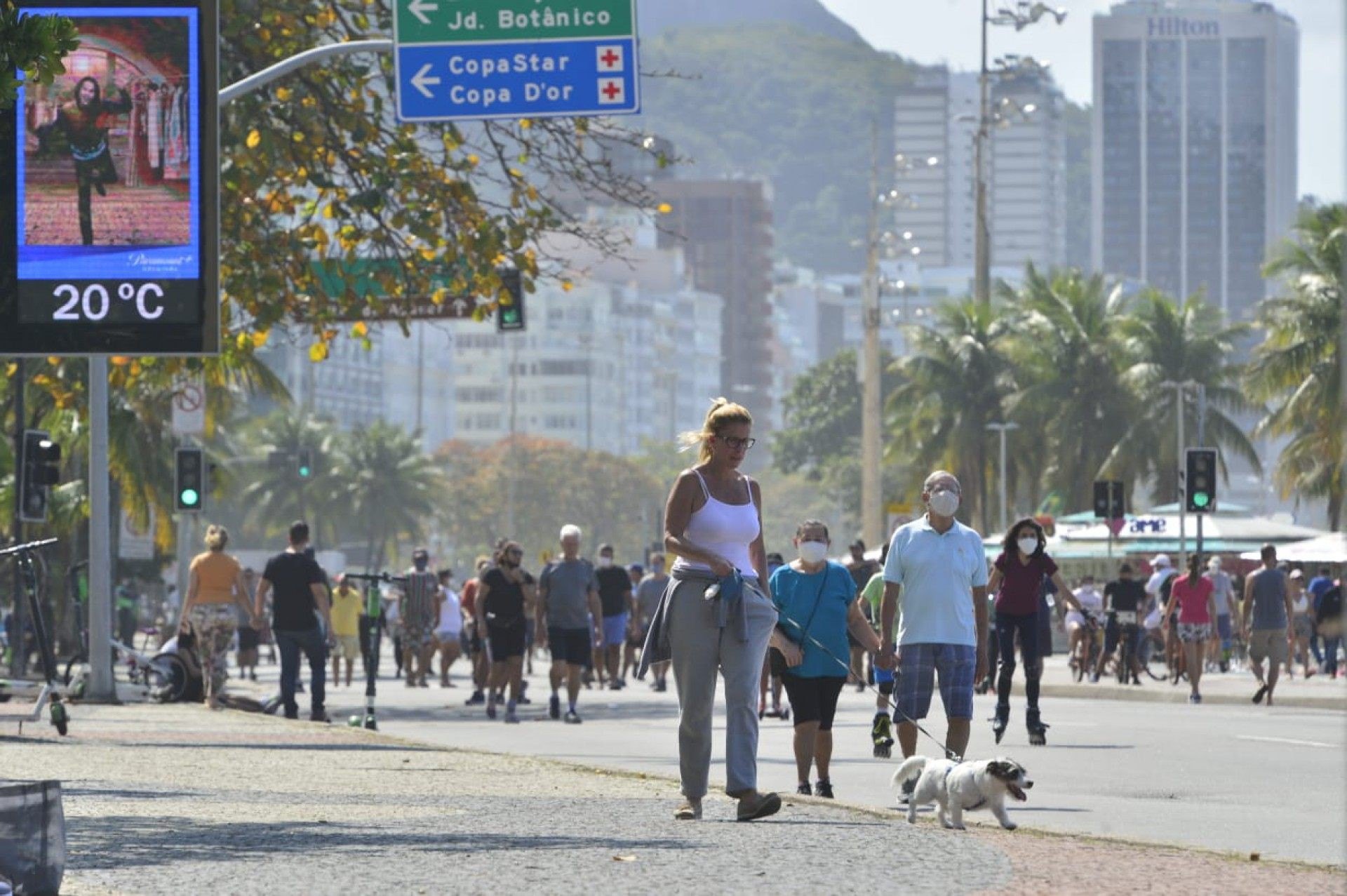 Tempo no Rio neste domingo é de sol entre nuvens e sem chuva - Fábio Costa / Agência O DIA