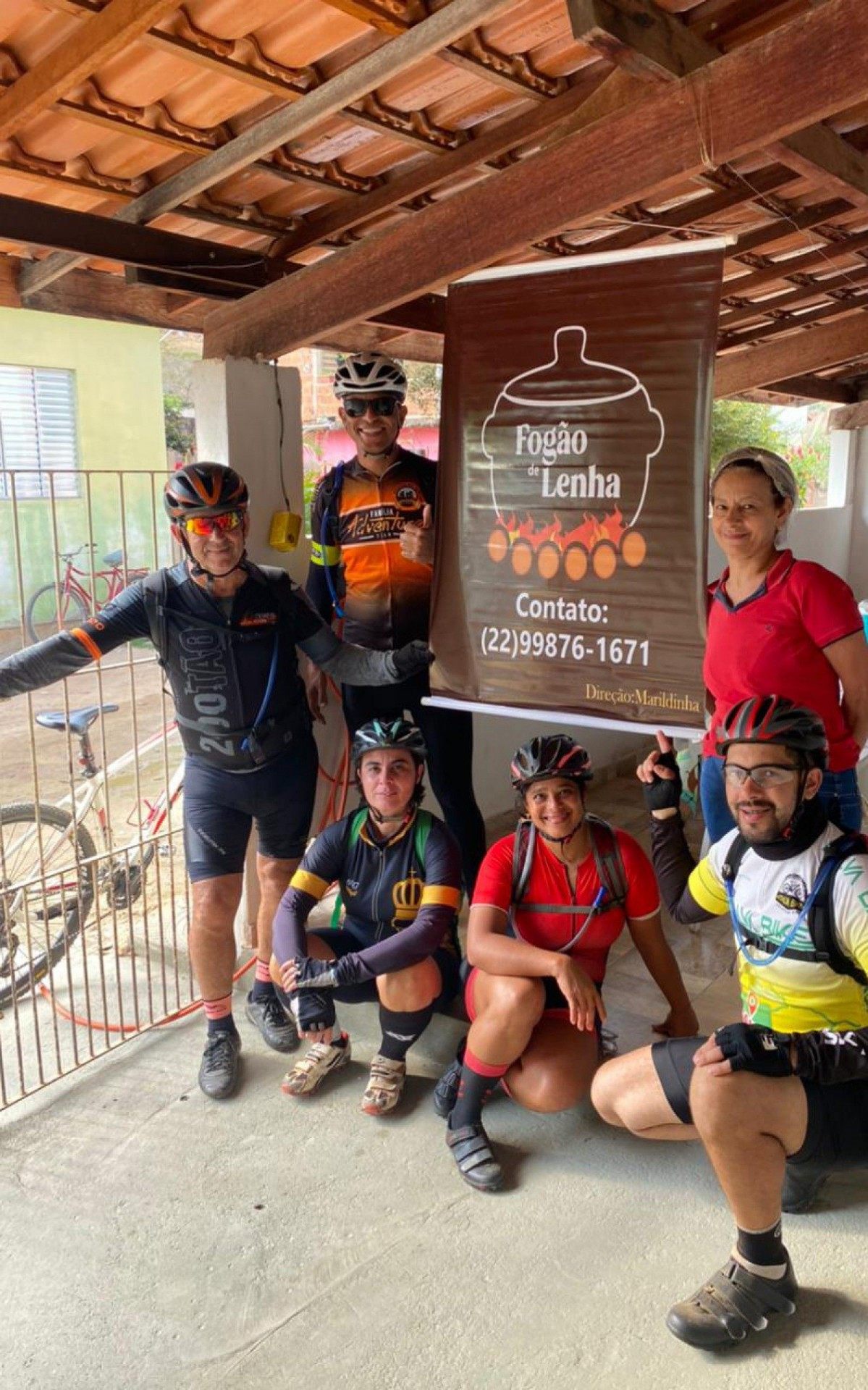 Os ciclistas totalizaram 12 horas e 42 minutos de pedal.