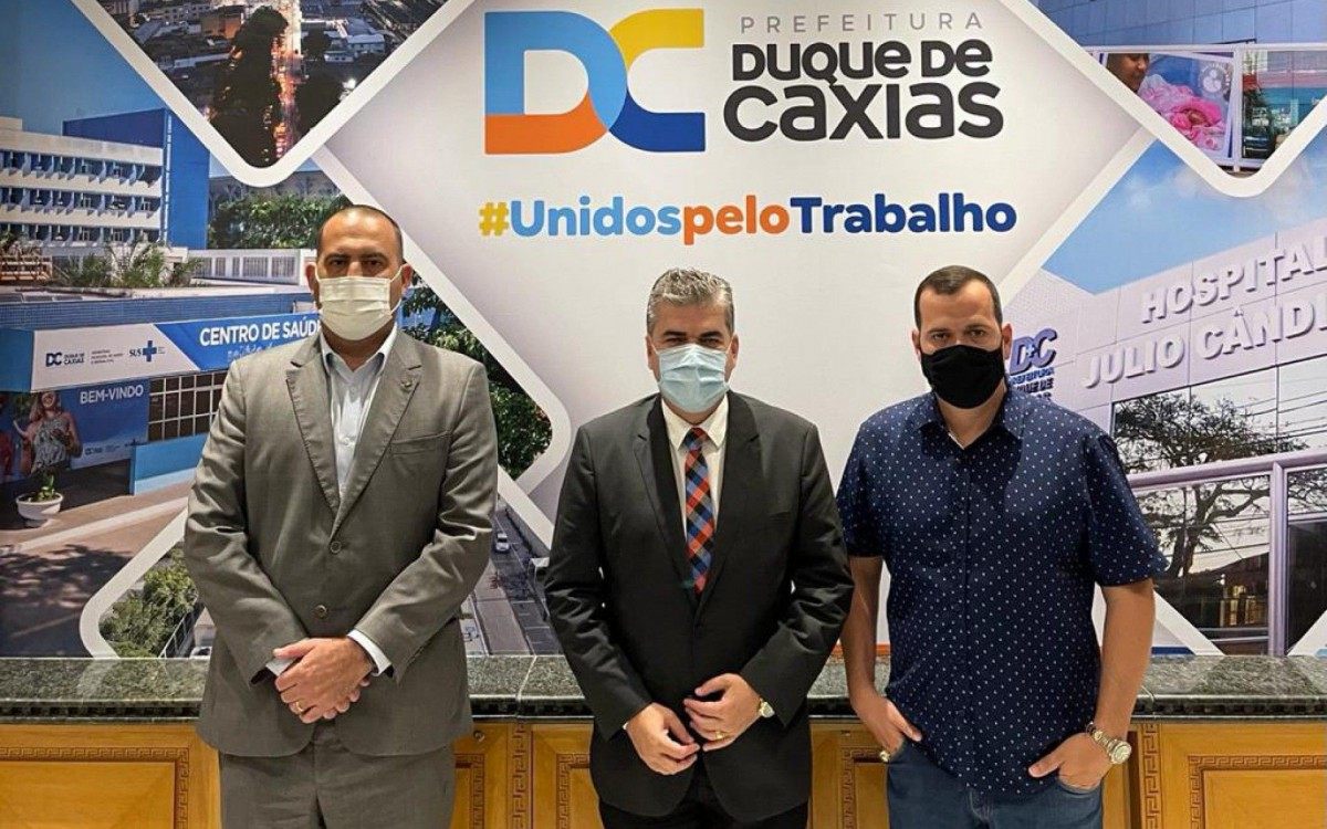 Comitiva do Minist&eacute;rio da Justi&ccedil;a visita obras de Centro de Comando e Controle, em Caxias - Divulga&ccedil;&atilde;o