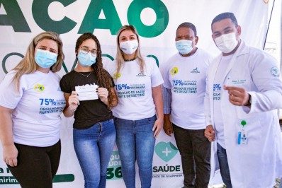 Covid-19: Em Guapimirim, 77% da população-alvo já tomaram vacina