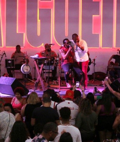 Arlindinho e Xande de Pilares - Anderson Borde / AgNews