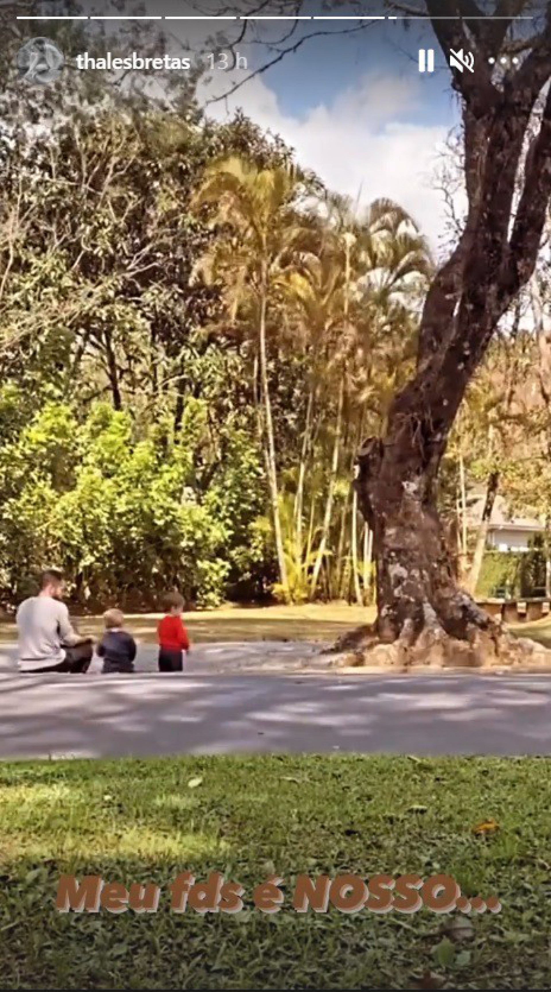 Thales Bretas e os filhos, Gael e Romeu - Reprodu&ccedil;&atilde;o