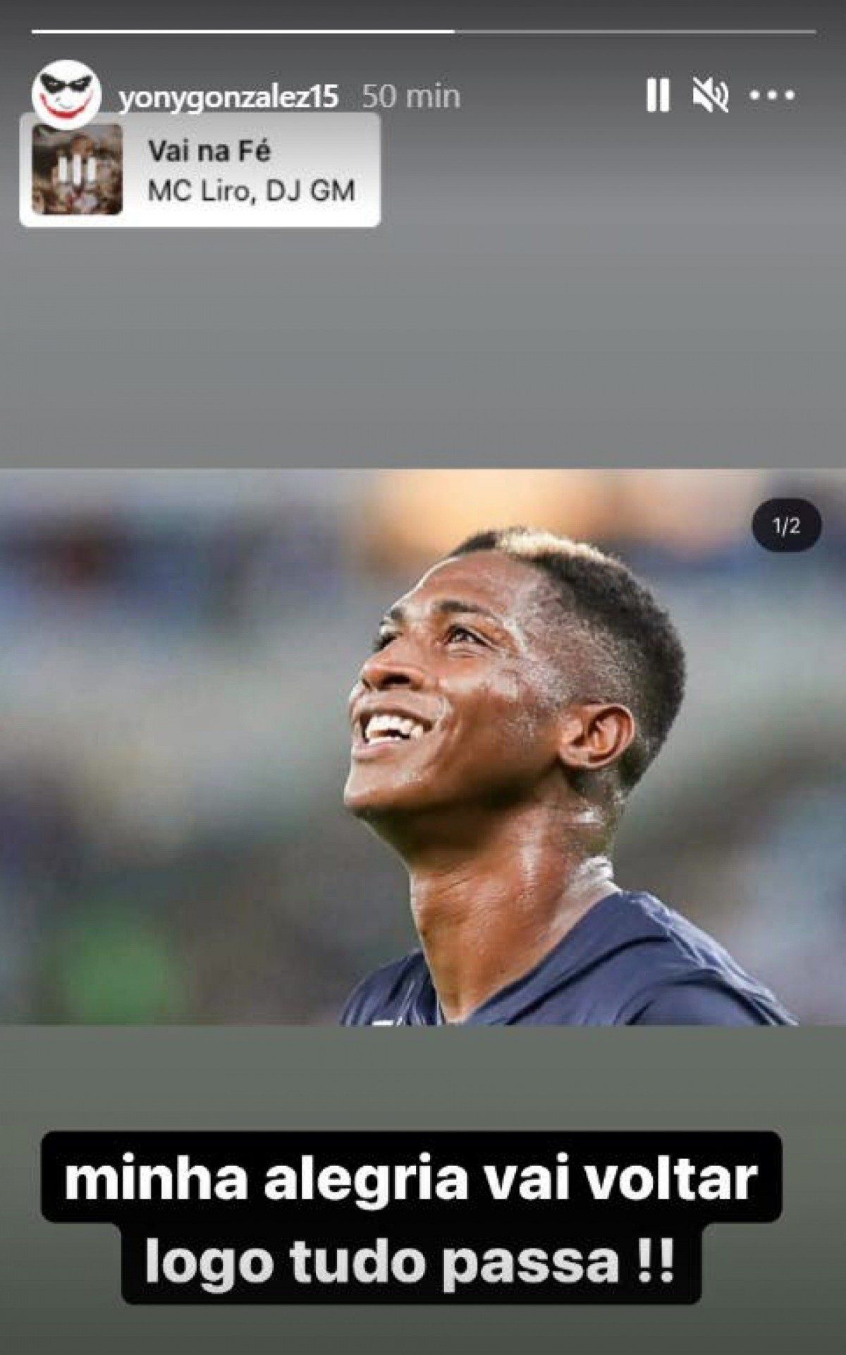 Yony Gonz&aacute;lez desabafa em suas redes sociais