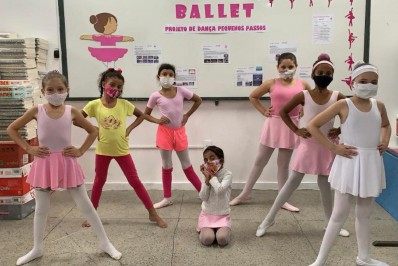 Escolas municipais de Caxias oferecem aulas de ballet para alunos