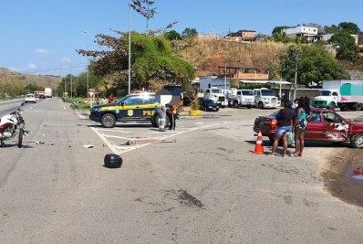 Acidente deixa motociclista com ferimentos graves em Barra do Piraí