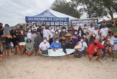 Evento Surf Treino de Búzios teve 56 atletas competindo nas ondas da Praia de Geribá