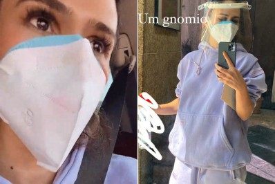 Tatá Werneck fala sobre usar três máscaras: 'Uso com orgulho'