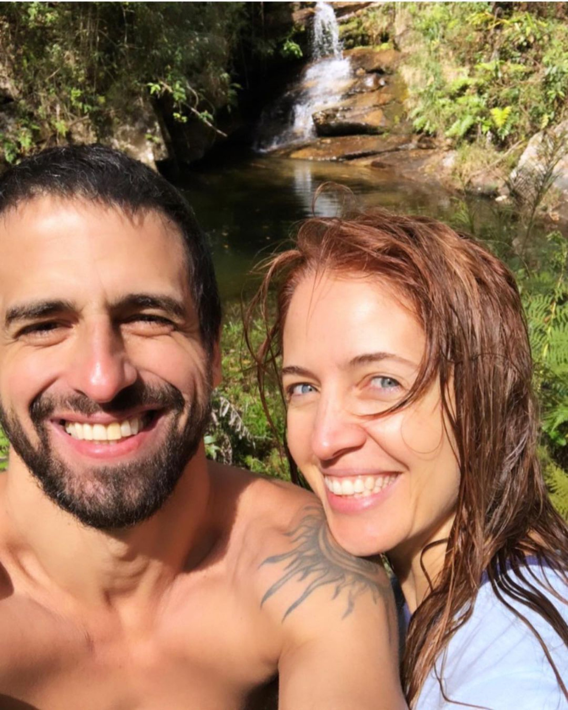 Poliana e o marido - Reprodução