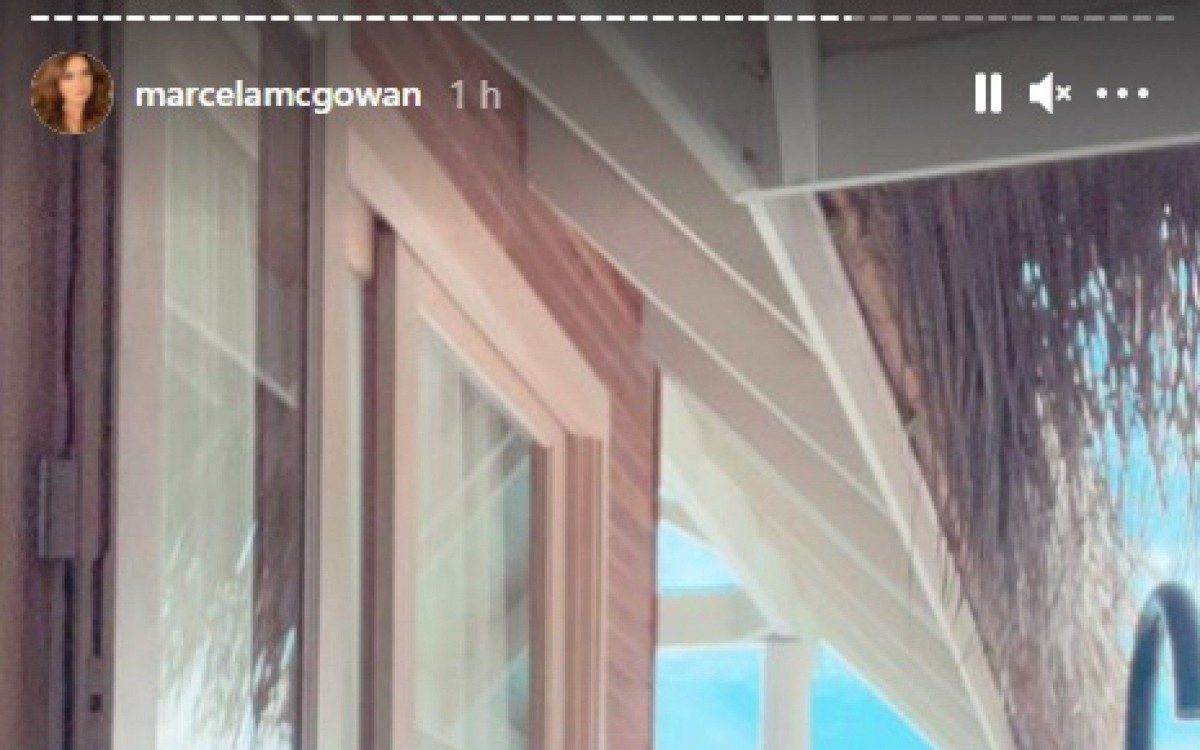 Marcela Mc Gowan e a cantora Luiza 

