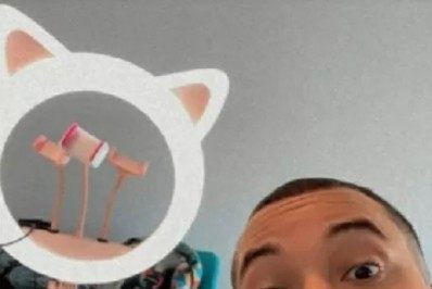 Gil mostra tentativa de se maquiar: 'Parece que levei um murro'