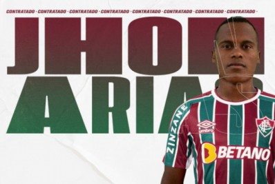 Jhon Arias se apresenta à torcida do Flu: 'Muito bom tecnicamente e com ambição de crescer'