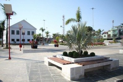 Praça Orlando de Barros Pimentel inaugurada nesta quarta-feira 18/08)