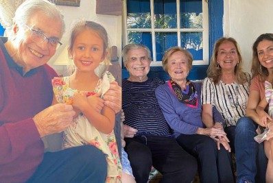 Neta de Tarcísio Meira mostra fotos do ator em família