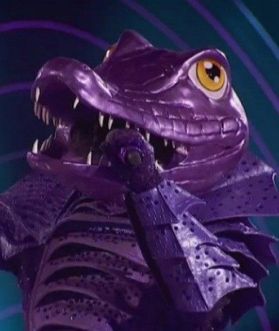 O jacaré do programa 'The Masked Singer' - Reprodução