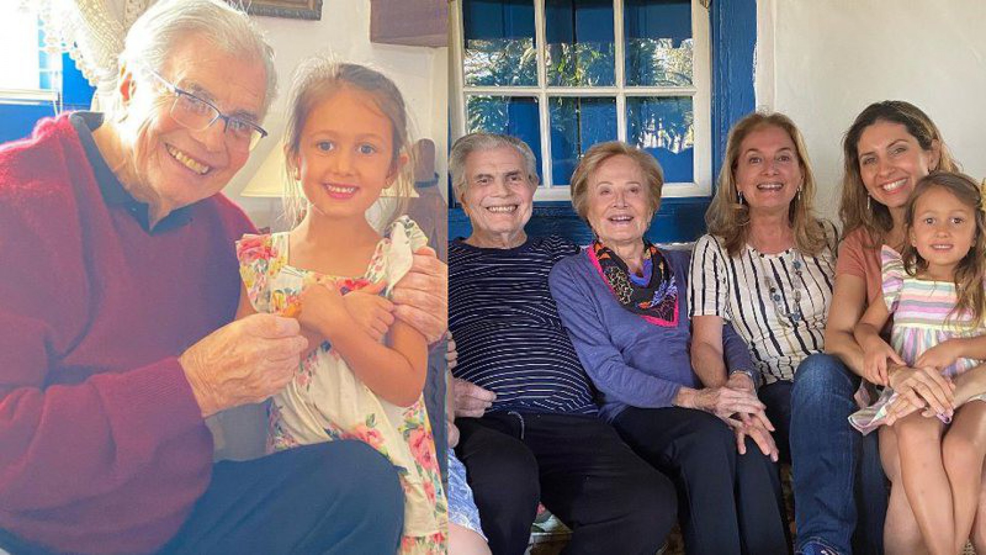 Neta de Tarc&iacute;sio Meira mostra fotos do ator em fam&iacute;lia