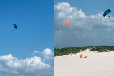 Paraquedista morre após se acidentar nos Lençóis Maranhenses