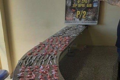 Homem é preso com drogas em área de mata de São Pedro da Aldeia