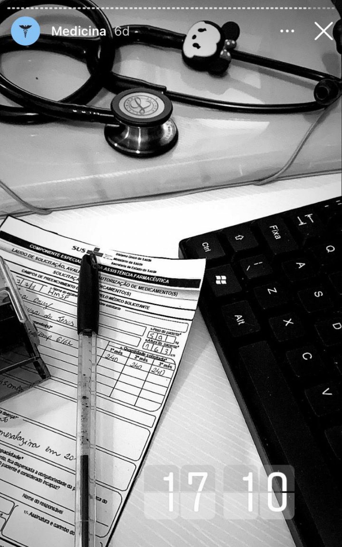 Registro feito por Nathiely traz localiza&ccedil;&atilde;o do Hospital Federal dos Servidores