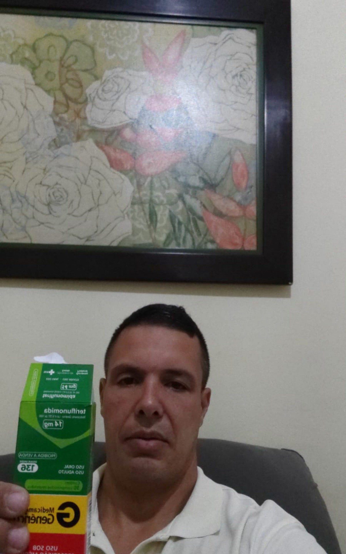 Marcos Neves, de 47 anos, toma medicamento para controle da esclerose múltipla desde 2019 - Arquivo pessoal