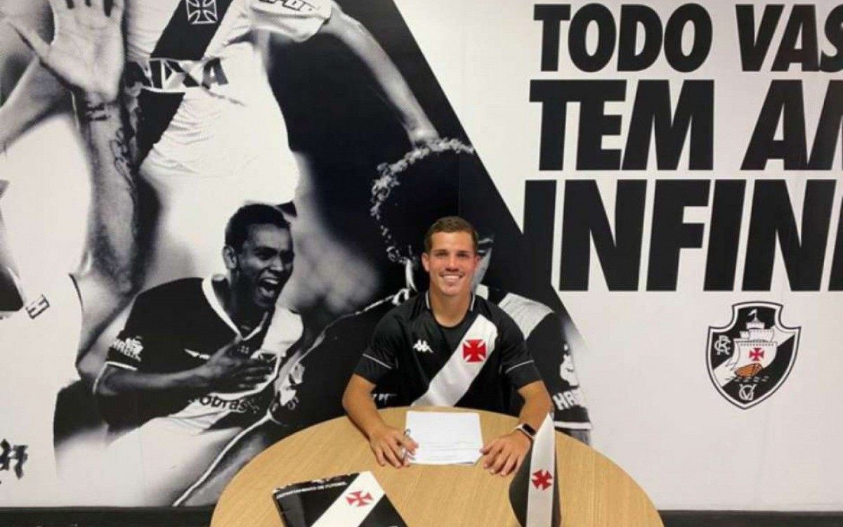 Guilherme tem 19 anos e já está treinando com o elenco sub-20 do Vasco