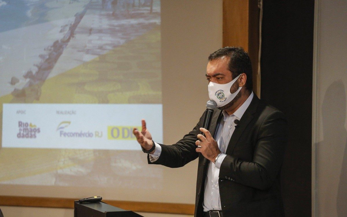 Primeiro dia da terceira edi&ccedil;&atilde;o do Movimento Rio em Frente da Fecom&eacute;rcio em parceria com o Jornal O DIA contou com a presen&ccedil;a do governador Claudio Castro e do prefeito Eduardo Paes. Cr&eacute;dito: Eduardo Uzal/AG&Ecirc;NCIA O DIA