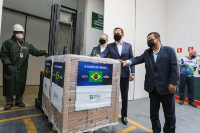Butantan entrega mais 4 milhões de doses da Coronavac ao Ministério da Saúde