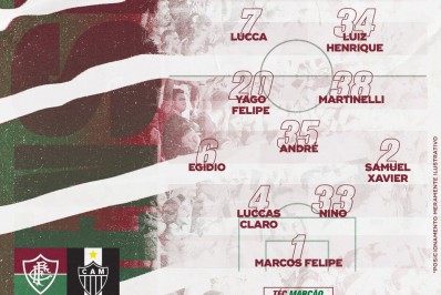 Na reestreia de Marcão, Fluminense está pronto para enfrentar Atlético-MG pelo Campeonato Brasileiro; veja a escalação