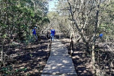 Prefeitura de Magé retira 600 kg de lixo do Parque Barão de Mauá