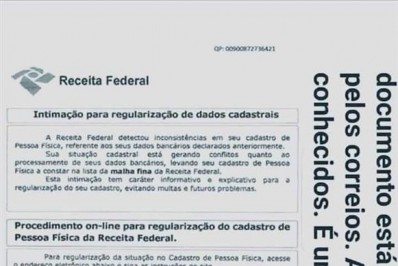 Golpistas voltam a enviar carta em nome da Receita Federal para roubar dados fiscais e bancários