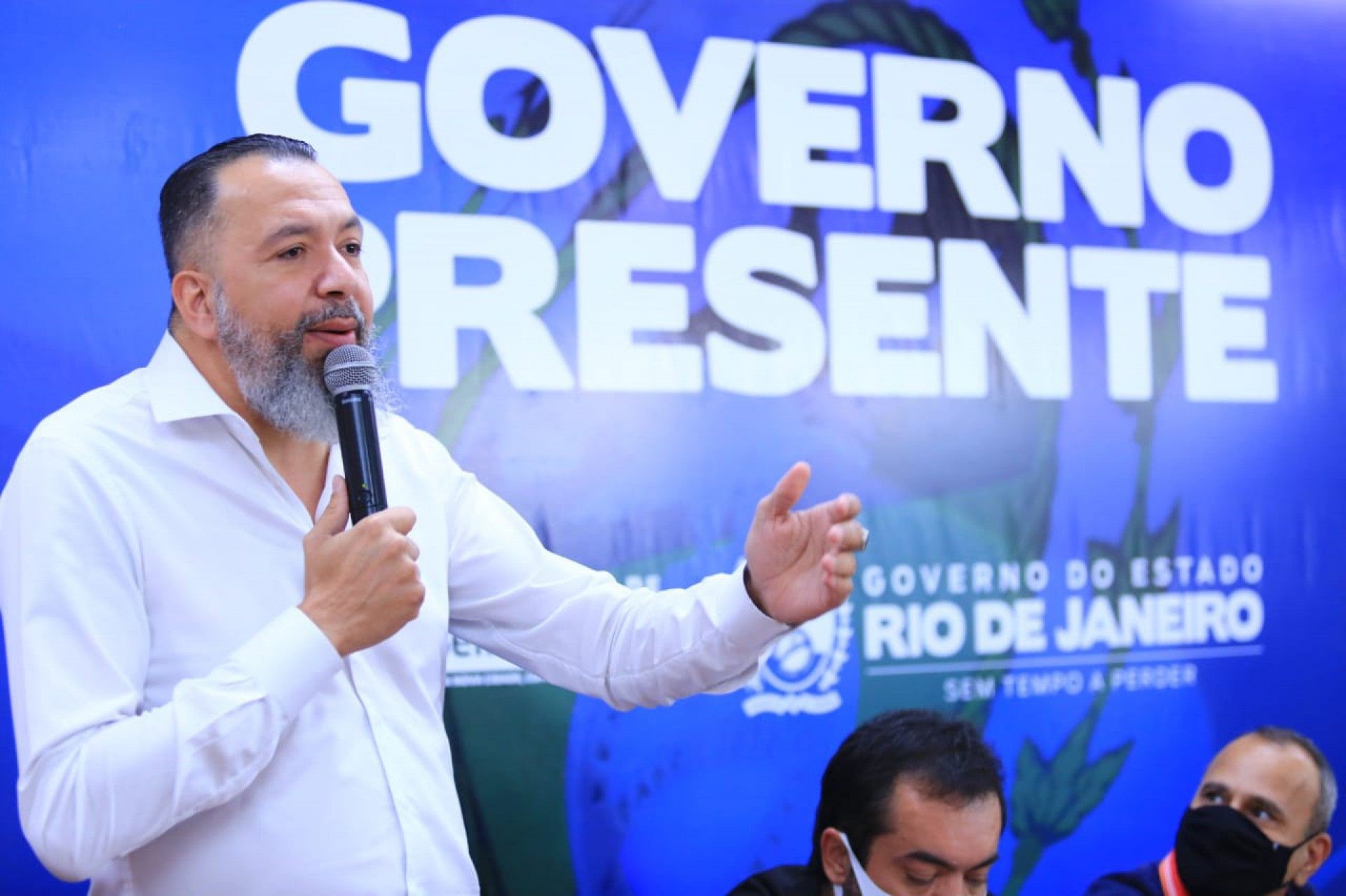 O deputado estadual Marcio Canella elogiou o governador Cl&aacute;udio Castro que, segundo ele, sempre ajudou Belford Roxo - Rafael Barreto / PMBR