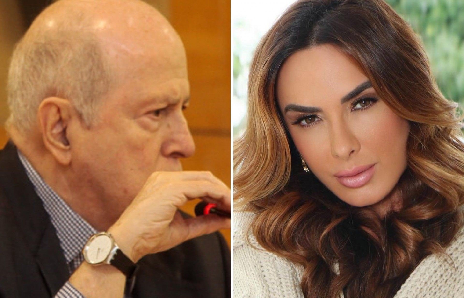 Nicole Bahls diz que fotos ao lado de ex-governador s&atilde;o antigas 
