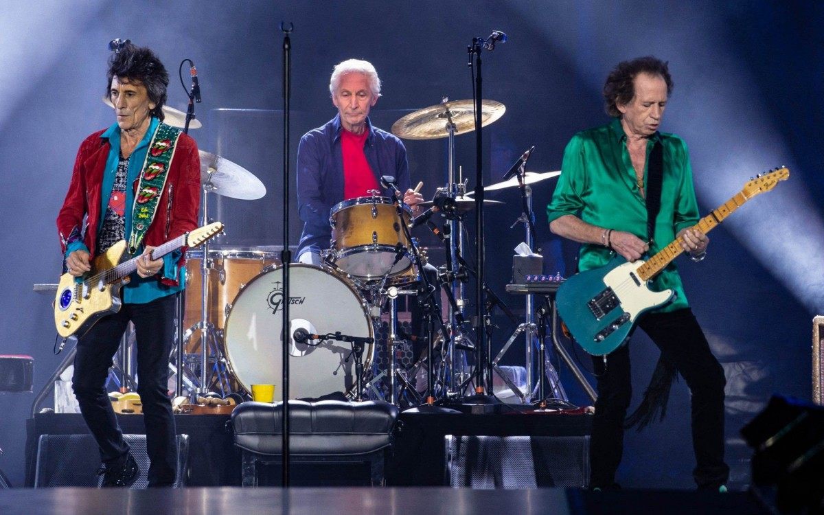 Ronnie Woods, Charlie Watts e Keith Richards - AFP