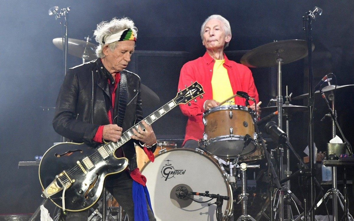 Keith Richards e Charlie Watts - AFP